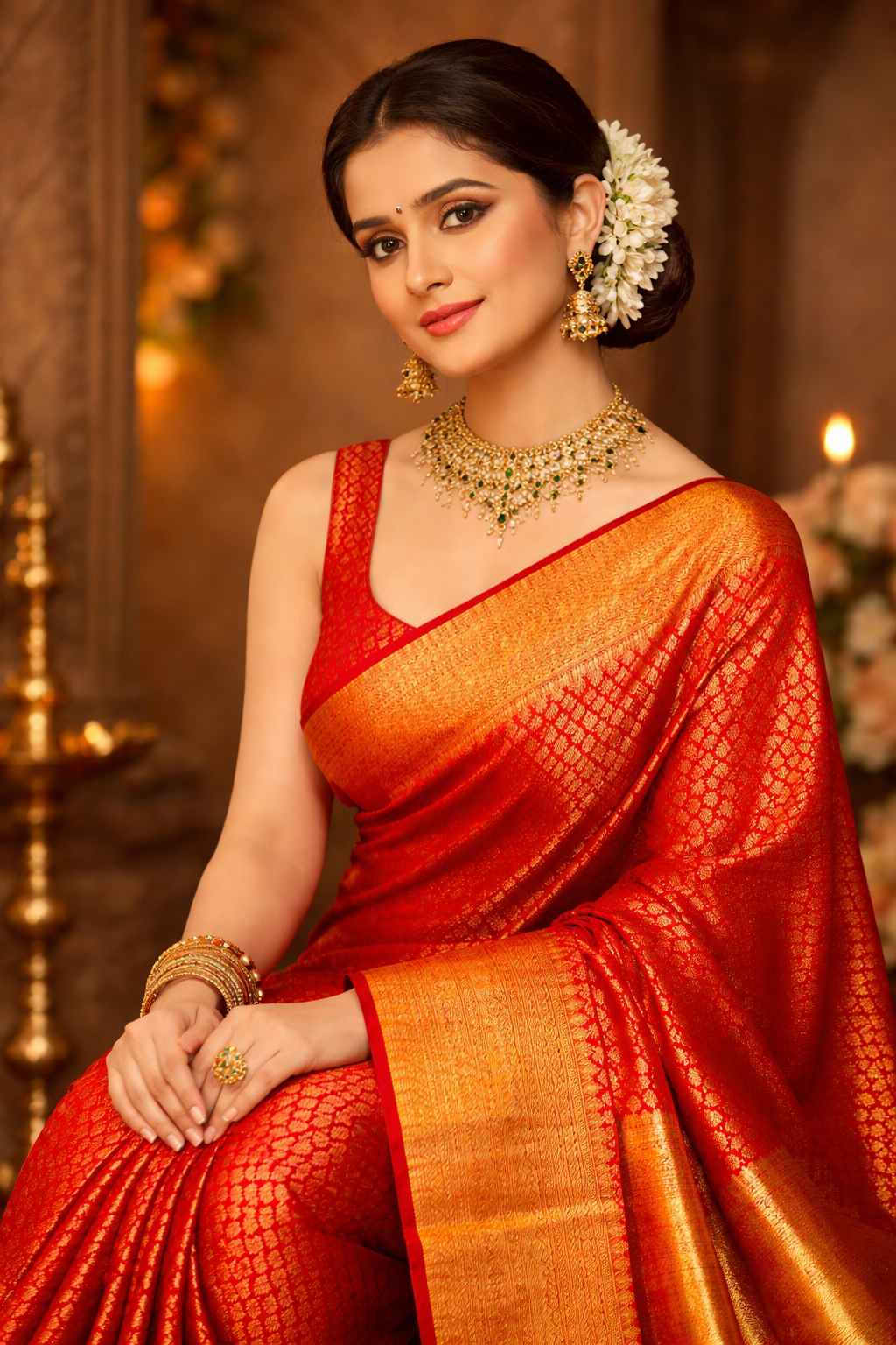 Banarasi Soft Silk Saree with Elegant Zari Weaving