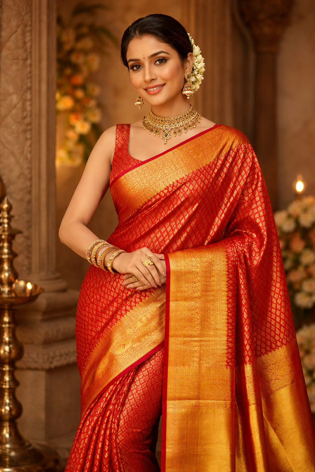 Banarasi Soft Silk Saree with Elegant Zari Weaving
